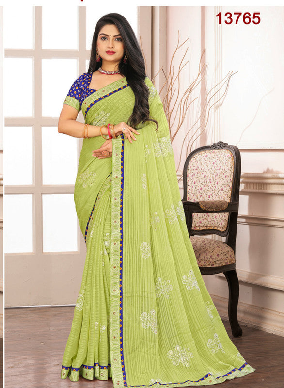 Laxmipati Avnisha 13765 Green Brasso Saree