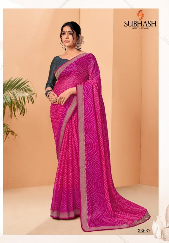 Subhash Shankari-5 Sb-33637 Grey Marble Chiffon Saree – SANSKAR