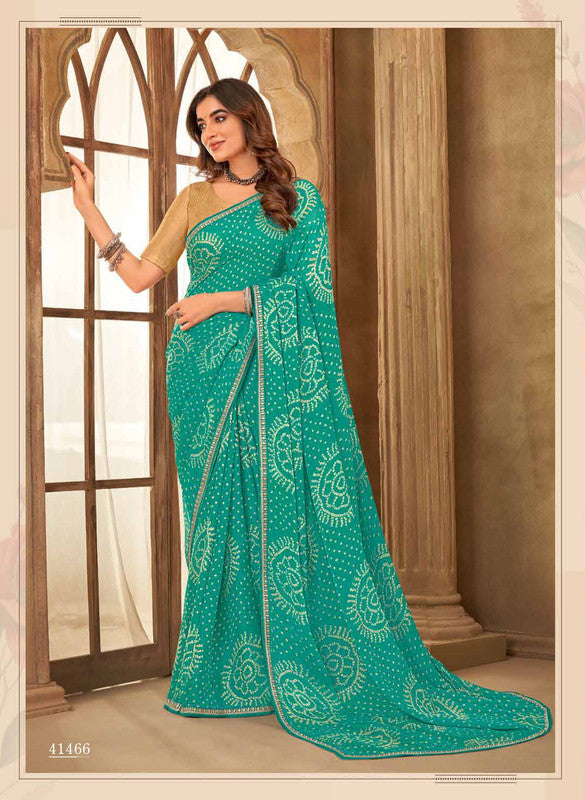 Subhash Shankari-6 Sb-41466 Blue Chiffon Saree