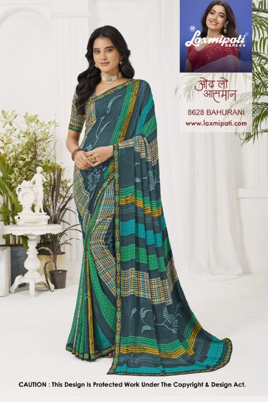Laxmipati Radha Rani 8628 - Multi Georgette Drape By Sanskar Sarees