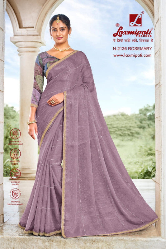 Laxmipati Diwani N-2136 Lavender Jimmy Choo Saree