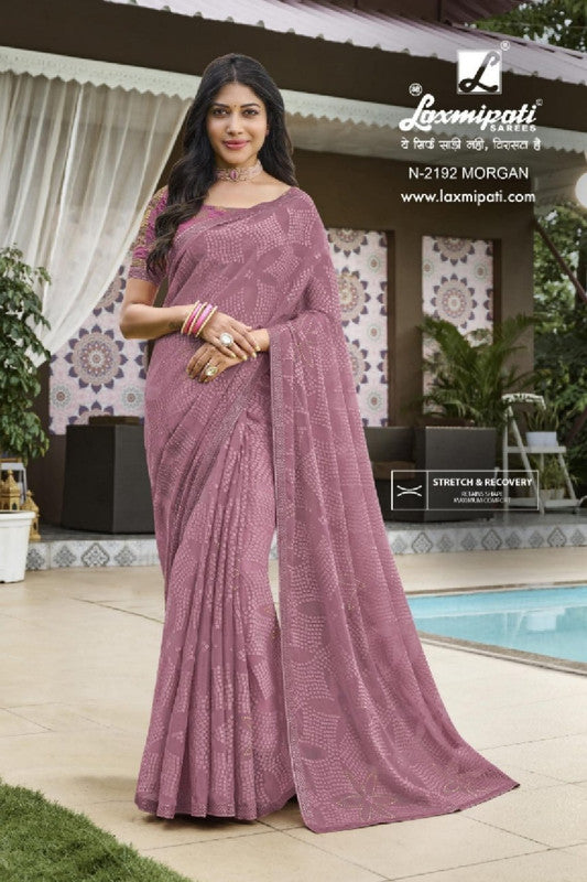 Laxmipati Amrit Varsha N-2192 Mauve Brasso Saree