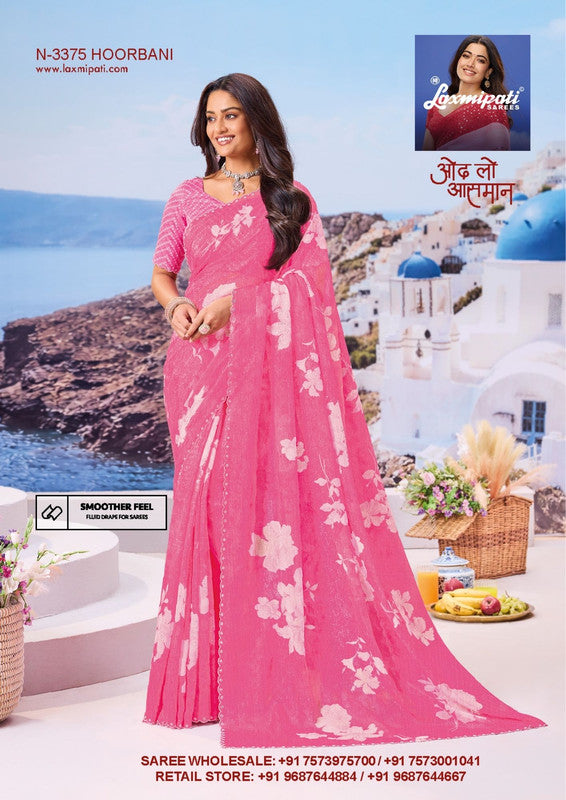 Laxmipati Mahek Bandhani K-089 Green Heavy Georgette Saree – SANSKAR