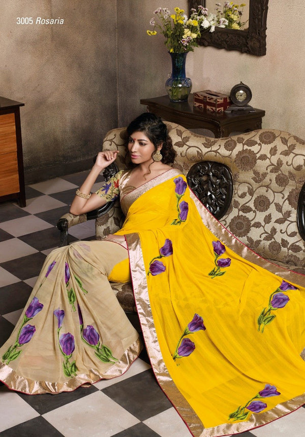 Laxmipati All Time Hit 3005 Multicolor Georgette Saree