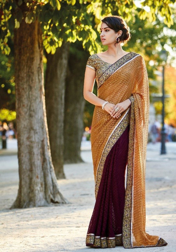 Laxmipati Old Hit 3830 Multicolor Brasso Saree