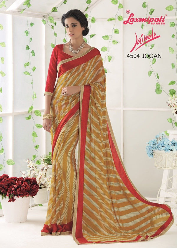 Laxmipati Jaimala 4504 Multicolor Georgette Saree