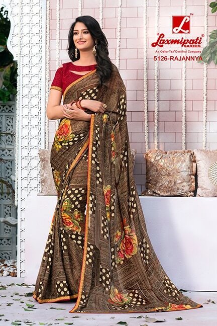 Laxmipati Sabri 5126 Multicolor Georgette Saree