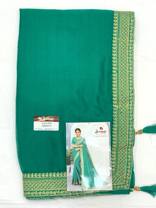 Laxmipati Siddhithi S-1016 Green Chiffon Saree