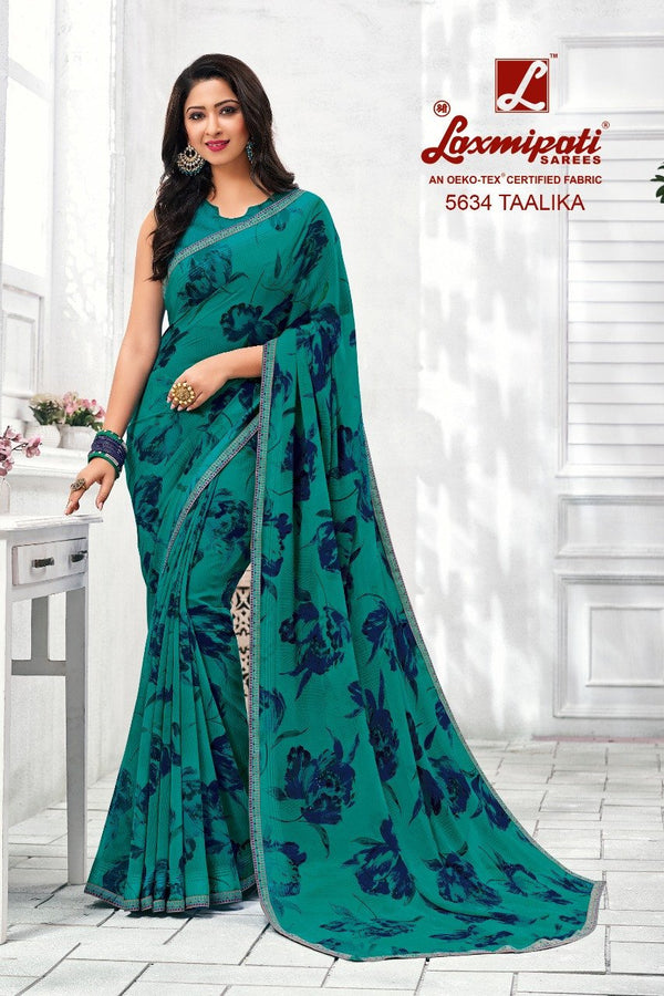 Laxmipati Manoneeta 5634 Multicolor Georgette Saree