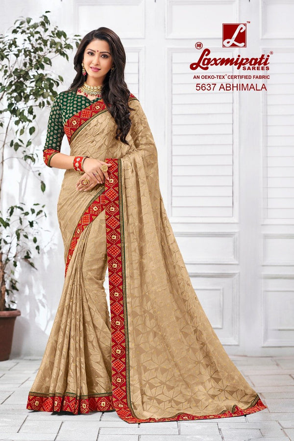 Laxmipati Manoneeta 5637 Multicolor Brasso Saree