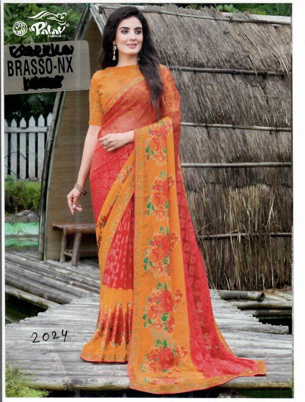 Palav Brasso Nx P2024 Multicolor Brasso Saree