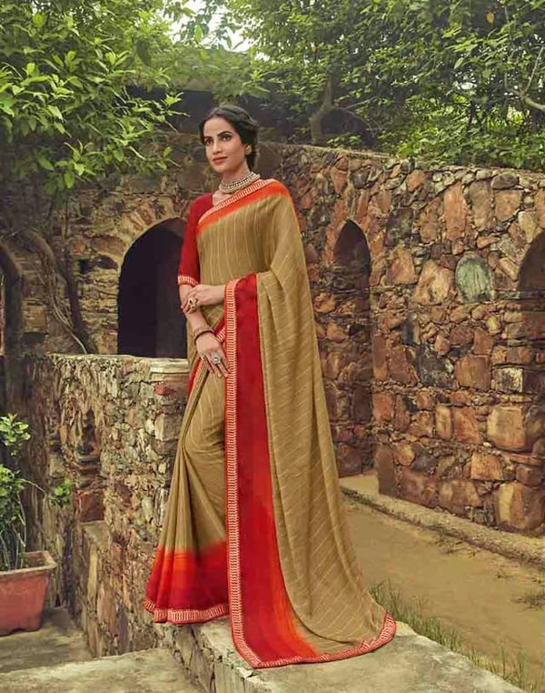 Palav Palav Collection P2606 Grey Unique Fancy Fabric Saree