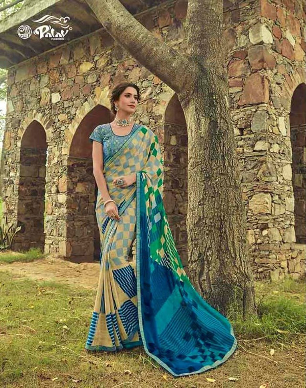 Palav Palav Collection P2616 Maroon Unique Fancy Fabric Saree