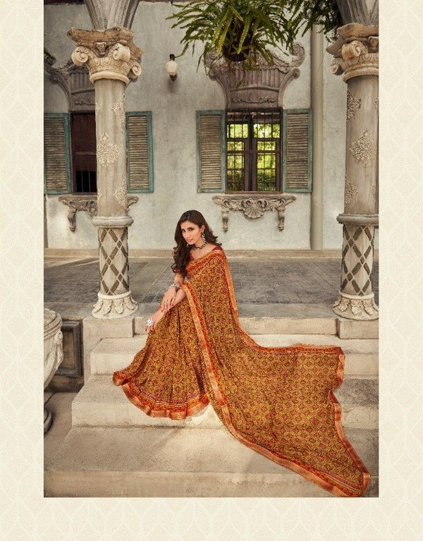 Palav Palav Collection P983 Multicolor Unique Fancy Fabric Saree