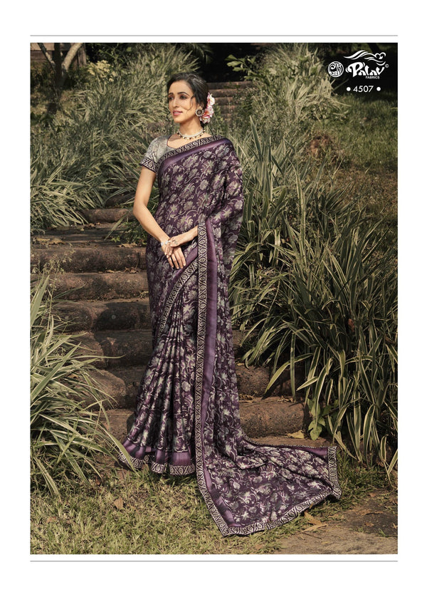 Palav Parna 30 P4507 Multicolor Georgette Saree