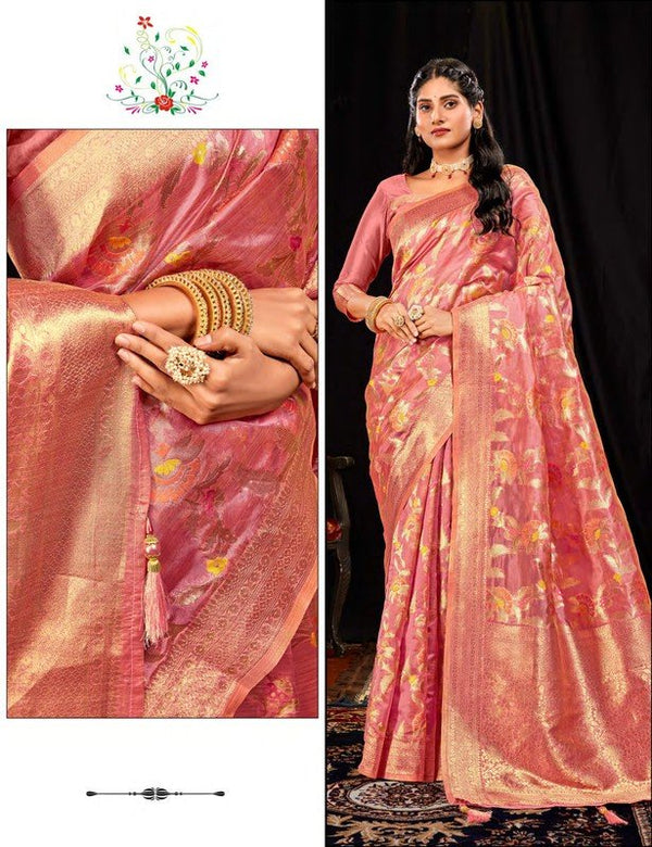 Rashmi Prints Pallavi Rp-P-D Pink Silk Saree