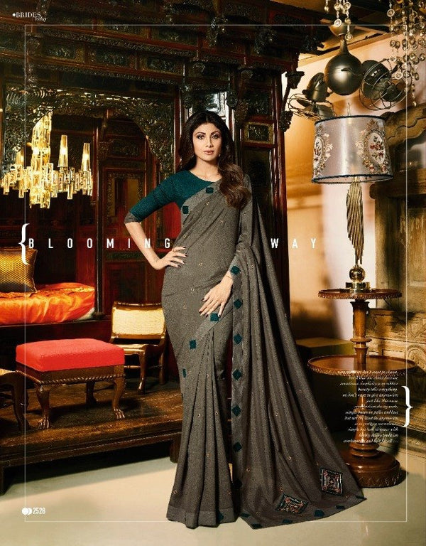 Sanskar Shilpa-2 Stp-2528 Multicolor Unique Fancy Fabric Saree