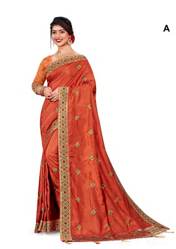 Shravya Dhanlaxmi-A Red Silk Saree