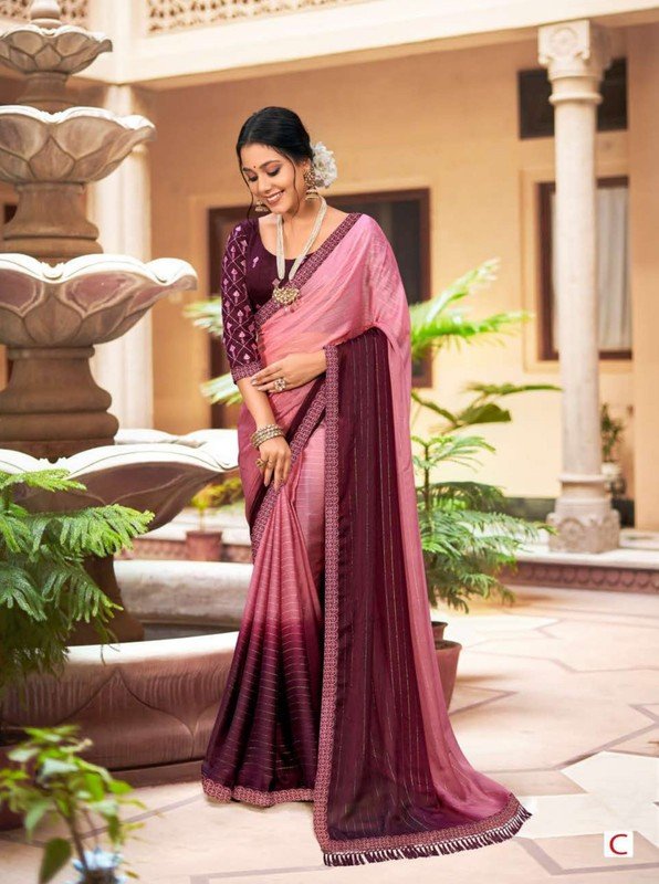 Buy Mauve Purple Georgette Saree online-Karagiri – Karagiri Global