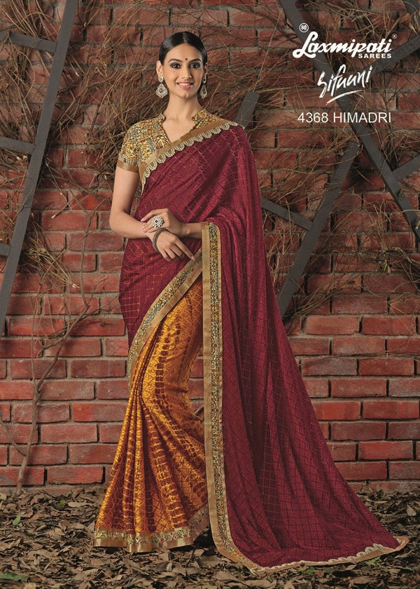 Laxmipati Sifaani 4368 Multicolor Brasso Saree