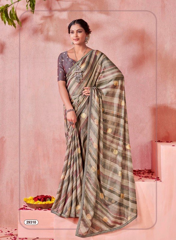 Subhash Arusha Sb-29310 Multicolor Georgette Saree