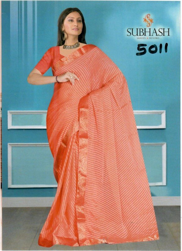 Subhash Manki Jl Sb-5011 Pink Georgette Saree