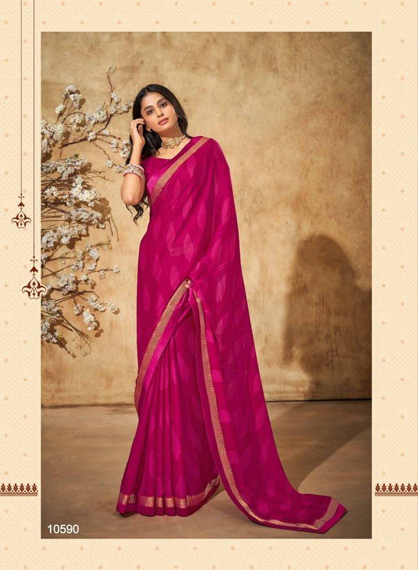 Subhash Riviera-15 Sb-10590 Pink Georgette Saree