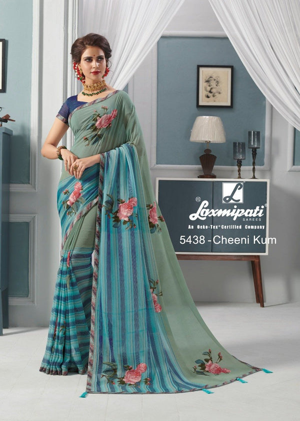 Laxmipati Tarana 5438 Multicolor Silk Saree