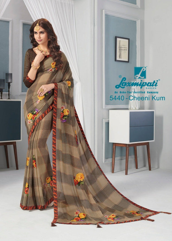 Laxmipati Tarana 5440 Multicolor Silk Saree