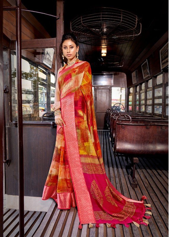 Vallabhi Roop Sundari Vl-11787 Multicolor Soft Cotton Saree