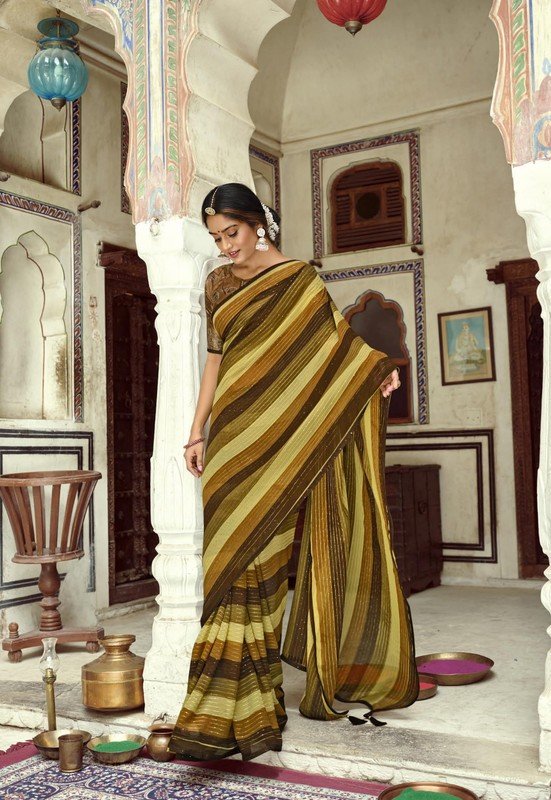 Vallabhi Atrangi-2 Vl-15415 Multicolor Georgette Saree