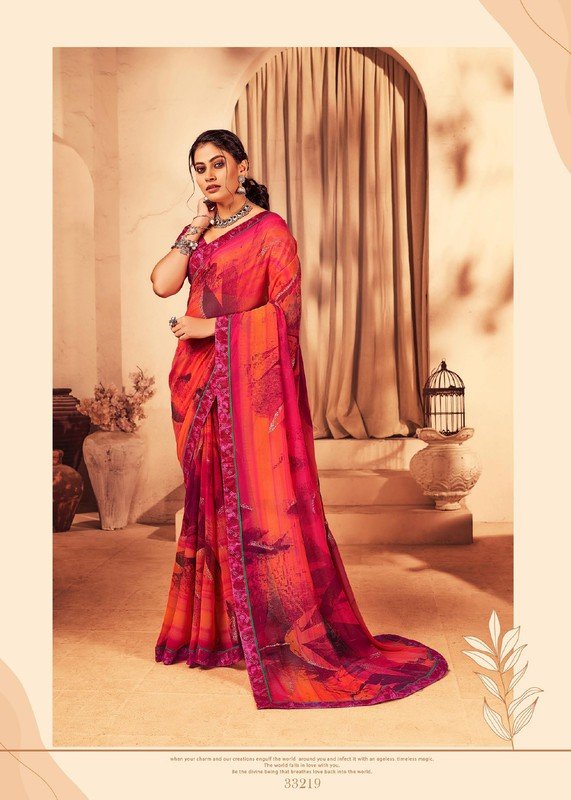 Vallabhi Vipasa Vol-2 Vl-33219 Multicolor Georgette Saree